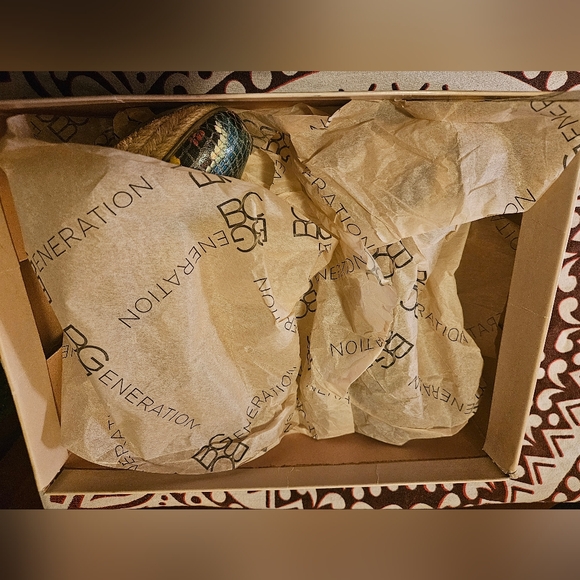 Y2k BCBGenergation Vintage SIZE 5.5 snakeskin print platform heel - Picture 12 of 16